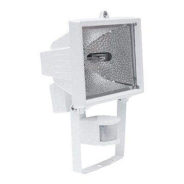 Proiector cu senzor R7s/500W/230V IP44 alb
