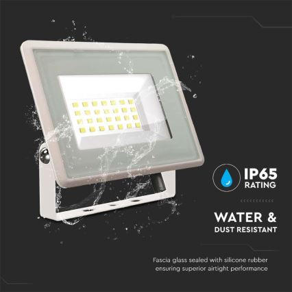 Proiector LED/20W/230V 4000K IP65 alb