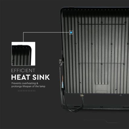 Proiector LED/30W/230V 6400K IP65 negru