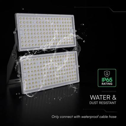 Proiector LED 500W, 230V, 4000K, IP65, gri