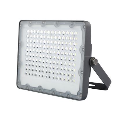 Proiector LED cu panou solar FOCUS, 100W, 15000 mAh 3,2V, 6000K, IP65 + telecomandă