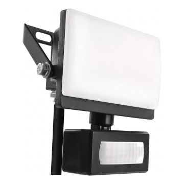 Proiector LED cu senzor de mișcare și de amurg TAMBO EVO LED/10W/230V 4000K IP44 negru