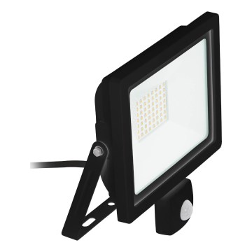 Proiector LED cu senzor Eglo 64869 FILETTI LED/10W/230V 3000K IP44 negru