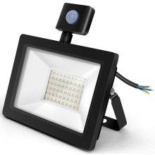 Proiector LED cu senzor LED/30W/230V 4000K IP65 negru Aigostar