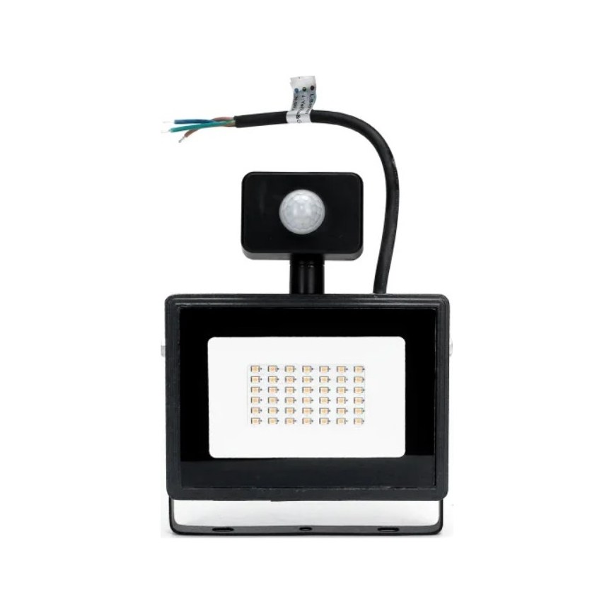 Proiector LED cu senzor LED/50W/230V 4000K IP65 negru Aigostar