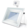 Proiector LED cu senzor LED/50W/230V 6400K IP65 alb Aigostar