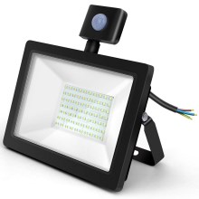 Proiector LED cu senzor LED/50W/230V 6400K IP65 negru Aigostar