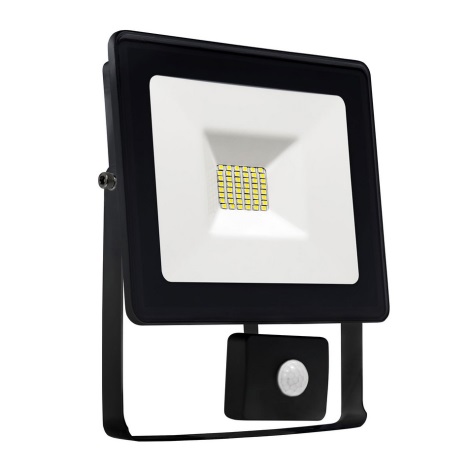 Proiector LED cu senzor NOCTIS LUX SMD LED/10W/230V IP44 900lm negru