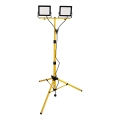 Proiector LED cu stativ 2xLED/50W/230V 6500K IP65 galben
