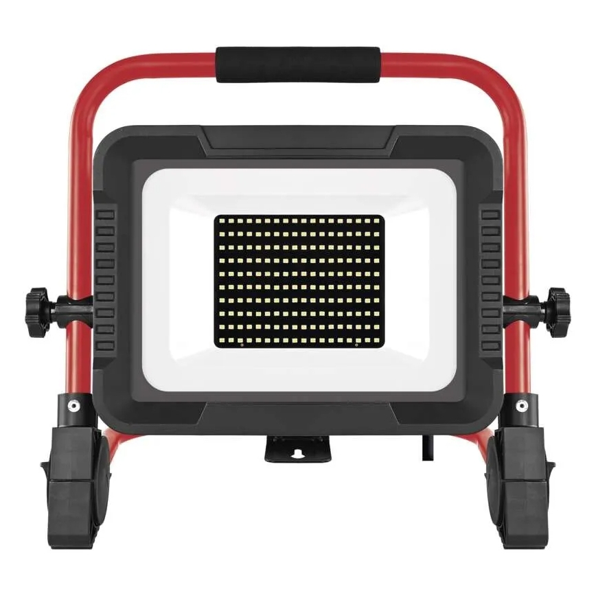 Proiector LED cu stativ ELION LED/100W/230V 4000K IP65 roșu/negru