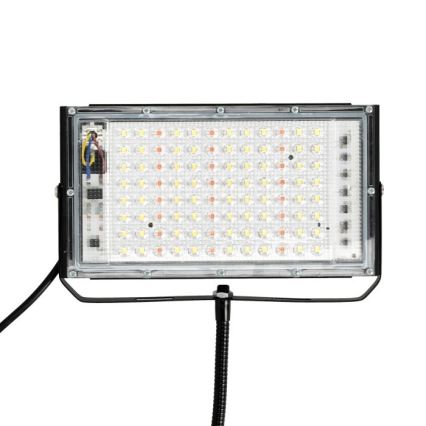 Proiector LED cu suport pentru creșterea plantelor FIRON LED/45W/230V IP54 negru