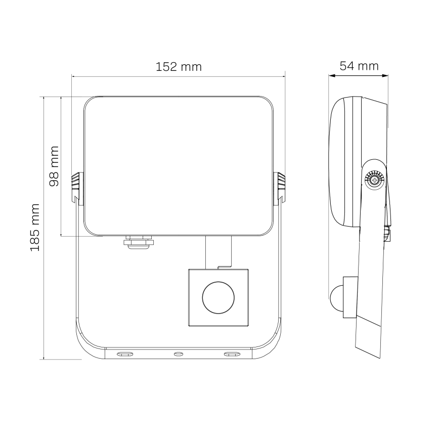 Proiector LED de exterior cu senzor MILKY LED/30W/230V 4000K IP65
