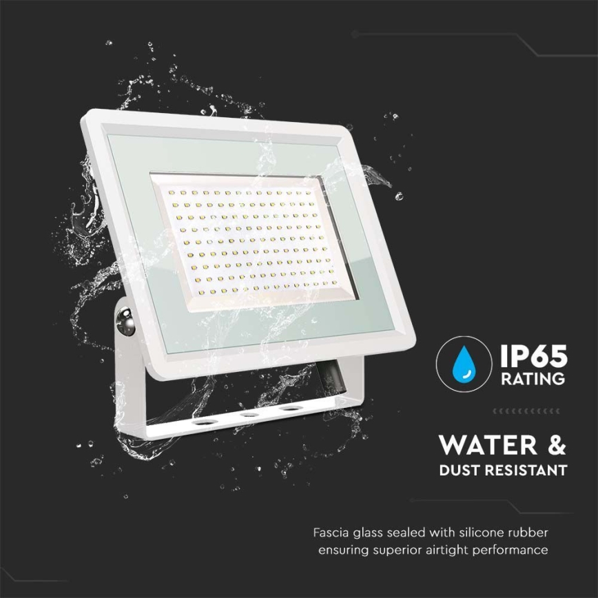 Proiector LED de exterior LED/200W/230V 6500K IP65 alb