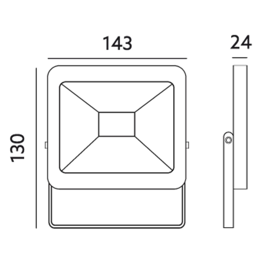 Proiector LED de exterior LED/20W/230V 6500K IP65
