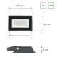 Proiector LED de exterior NOCTIS LUX 3 LED/20W/230V 3000K IP65 negru