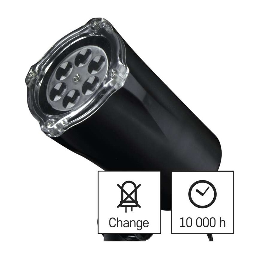 Proiector LED de exterior pentru Crăciun LED/3,6W/230V IP44, lumină albă rece