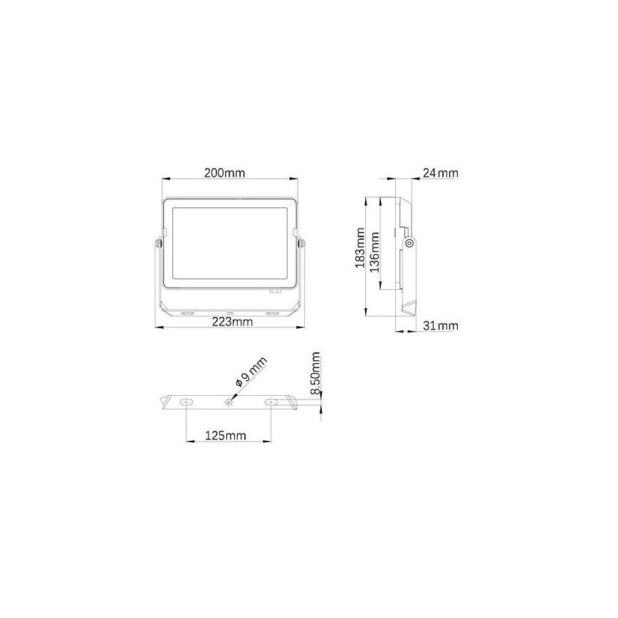 Proiector LED de exterior PROJECTLINE LED/50W/230V IP65 3000K Philips