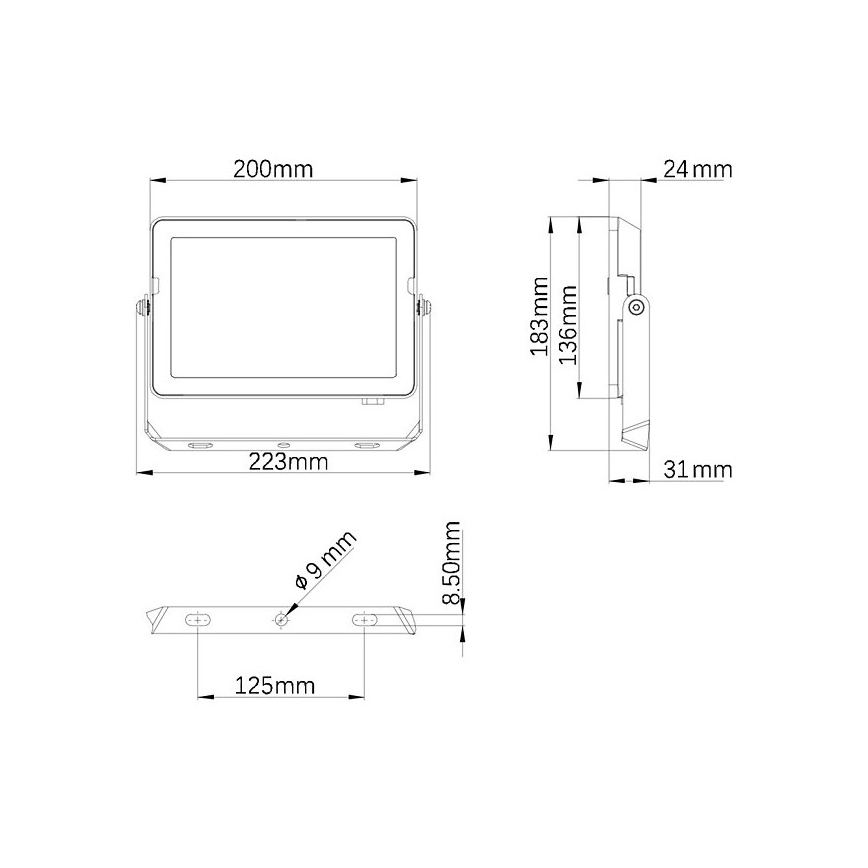 Proiector LED de exterior PROJECTLINE LED/50W/230V IP65 4000K Philips