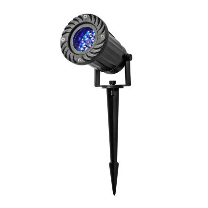 Proiector LED de fulgi de zăpadă de Crăciun pentru exterior 5W/230V IP44