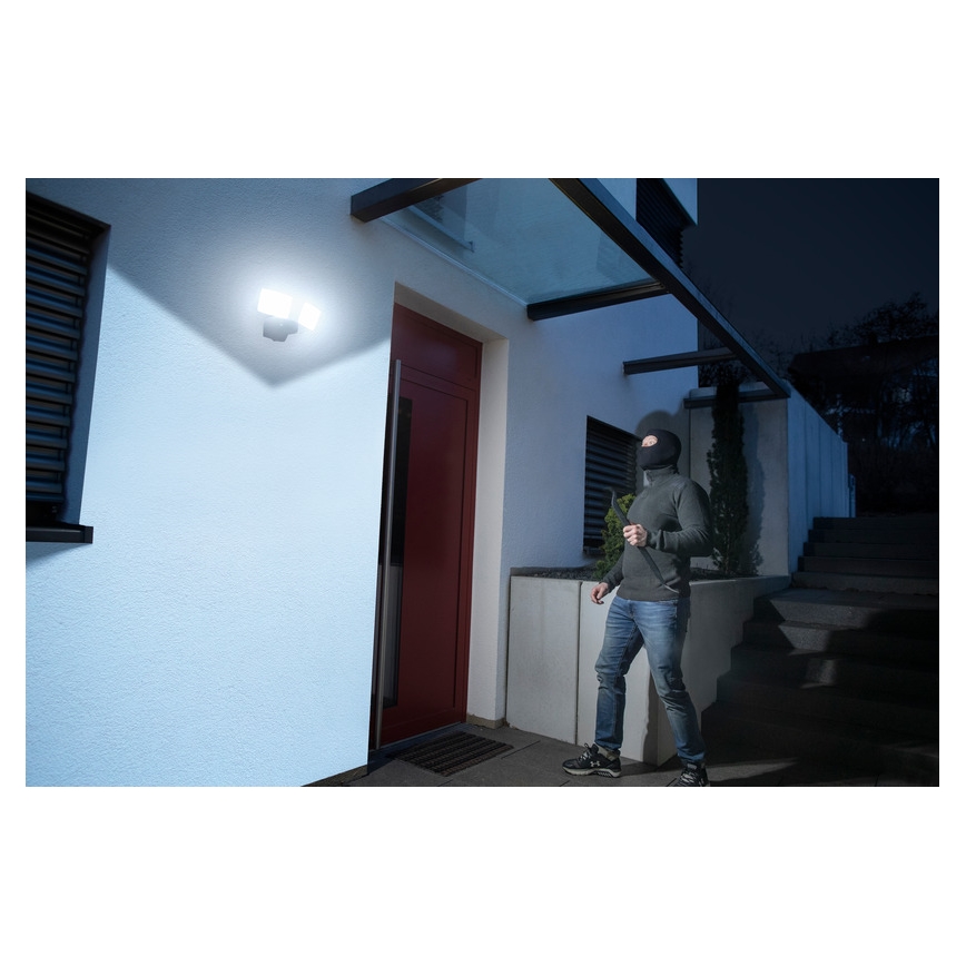Proiector LED dimabil DUO LED/29,2W/230V 3000-6500K IP54 Wi-Fi Brennenstuhl