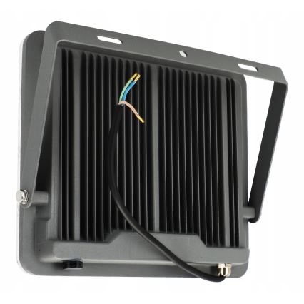 Proiector LED exterior 100 W, 230 V, 4500 K, IP65, gri