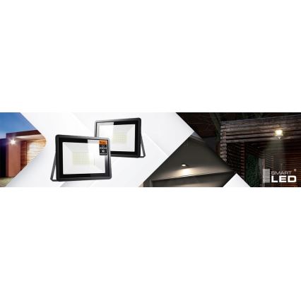 Proiector LED exterior 100W/230V 4500K IP65 negru