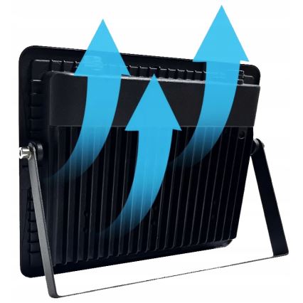 Proiector LED exterior 100W/230V 4500K IP65 negru