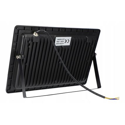 Proiector LED exterior 200W, 230V, 4500K, IP65, negru