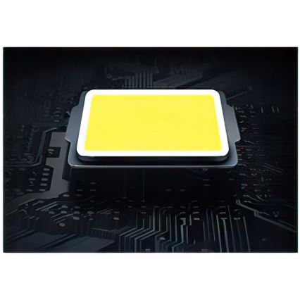 Proiector LED exterior 200W, 230V, 4500K, IP65, negru