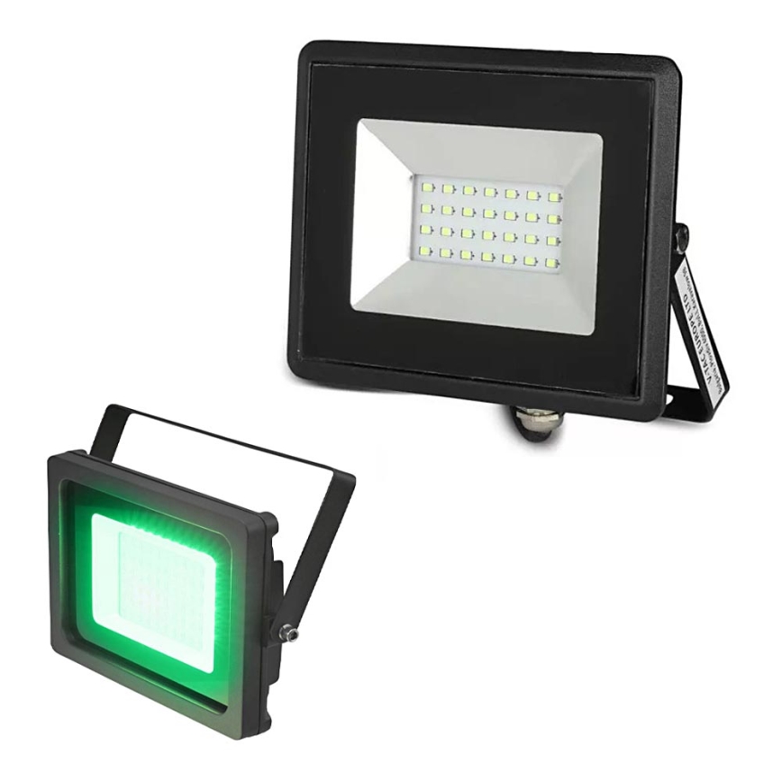 Proiector LED LED/20W/230V IP65 lumină verde