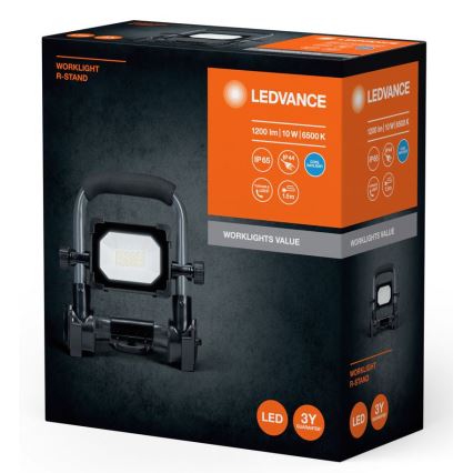 Proiector LED de exterior Ledvance WORKLIGHT R-STAND LED/10W/230V 6500K IP65