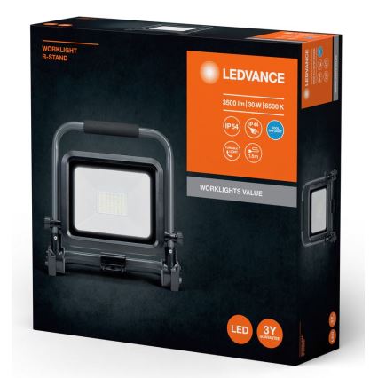 Proiector LED de exterior Ledvance WORKLIGHT R-STAND LED/30W/230V 6500K IP54
