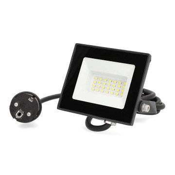 Proiector LED pentru priză, 20 W, 230 V, 4000 K, IP65