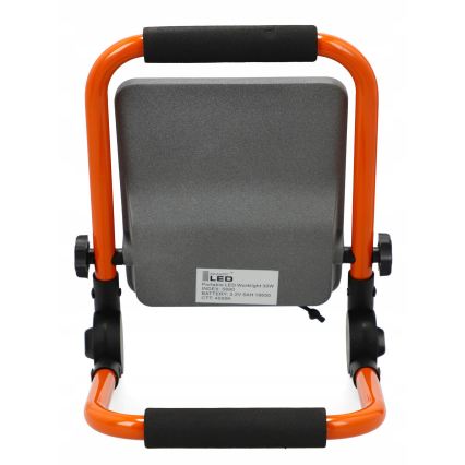 Proiector LED reîncărcabil cu stativ LED/30W/3,2V 4500K 5000 mAh IP65 portocaliu