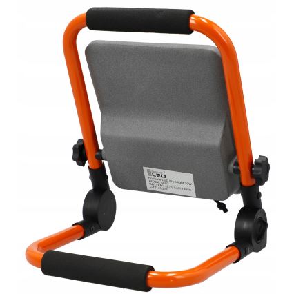 Proiector LED reîncărcabil cu stativ LED/30W/3,2V 4500K 5000 mAh IP65 portocaliu