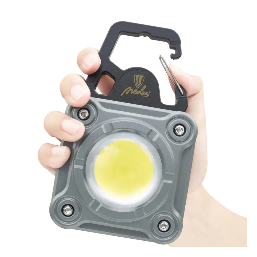 Proiector LED reîncărcabil dimabil de lucru LED/15W/5V IPX4 1000 lm 2000 mAh