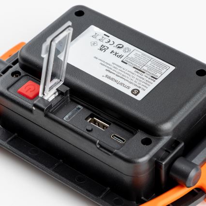 Proiector LED reîncărcabil reglabil LED/10W/5V USB 6500K IP44