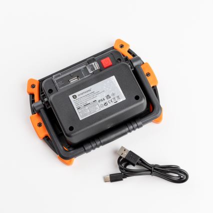 Proiector LED reîncărcabil reglabil LED/10W/5V USB 6500K IP44