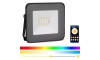 Proiector LED RGB dimabil inteligent LED/20W/230V IP65 negru