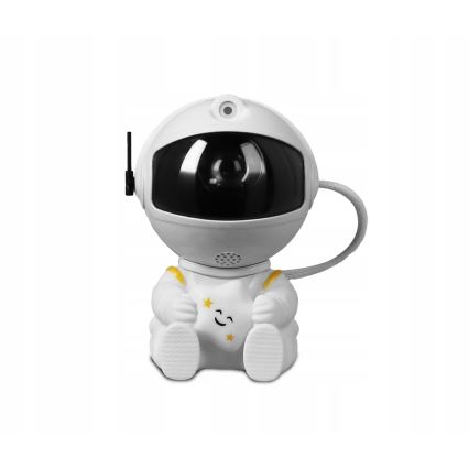 Proiector LED RGB LED/5W/5V astronaut + telecomandă