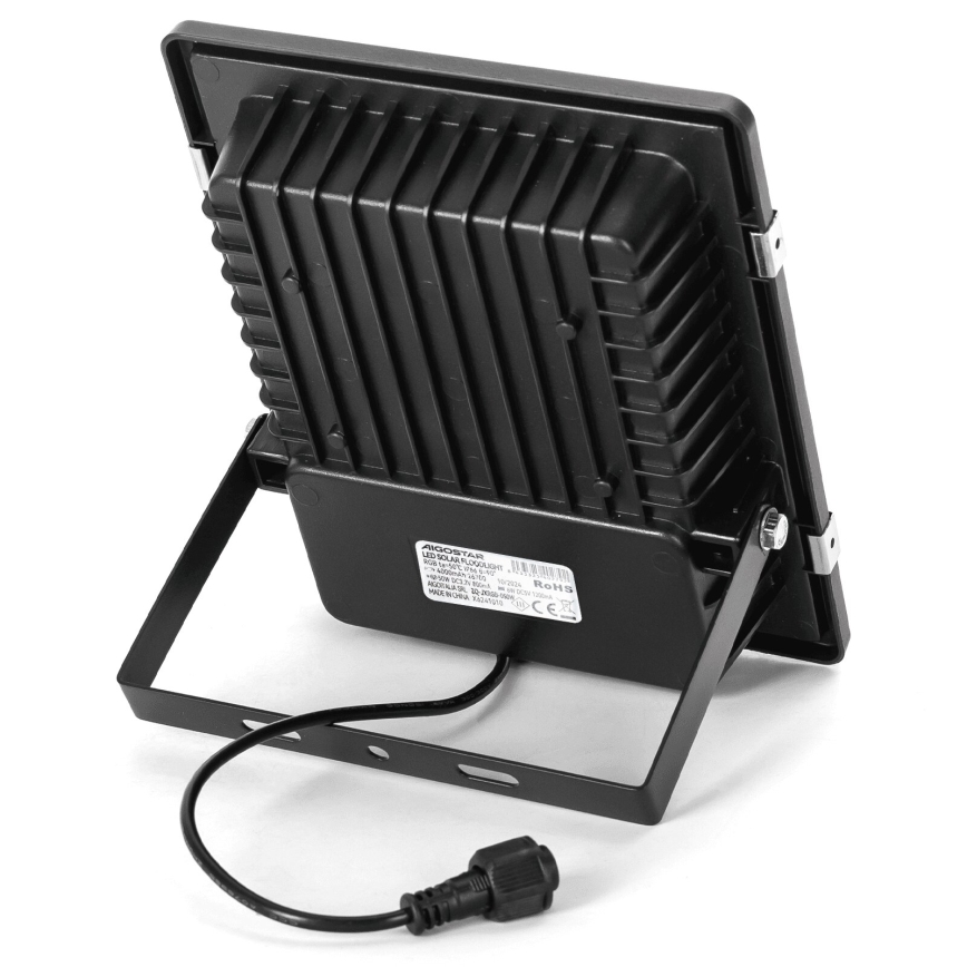 Proiector LED RGB solar dimabil Aigostar LED/50W/3,2V IP66 4000 mAh + telecomandă