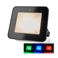 Proiector LED RGBW dimabil cu priză SmartLife, 20W/230V, Wi-Fi, IP65, 2700-6500K