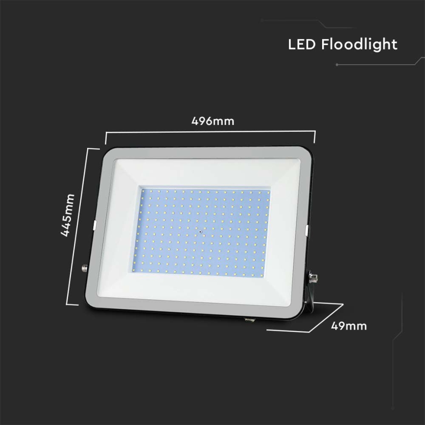 Proiector LED SAMSUNG CHIP LED/300W/230V 6500K IP65 negru