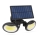 Proiector LED solar cu senzor 2xLED/4W/5V IP65