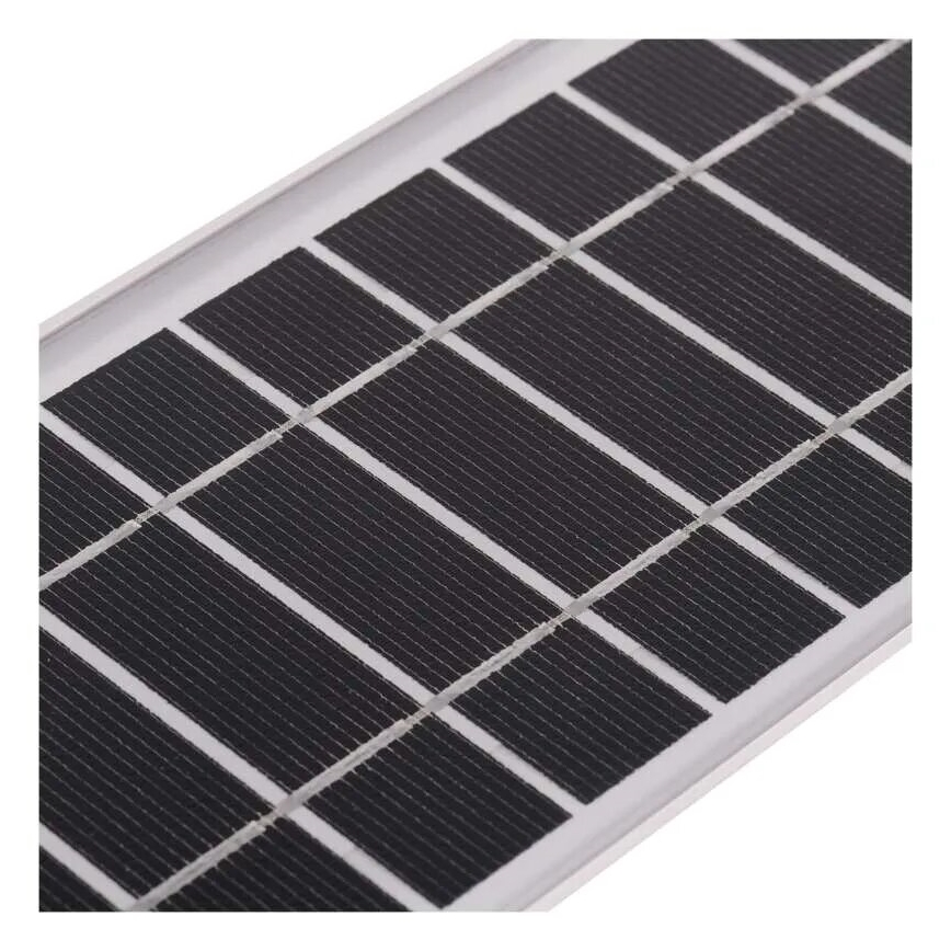 Proiector LED solar cu senzor de mișcare LED/3,7V 3000mAh 4000K IP65 negru