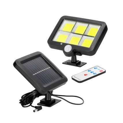 Proiector LED solar cu senzor LED/1,5W/3,7V 6000K IP44 1200 mAh