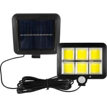 Proiector LED solar cu senzor LED/1,5W/3,7V 6000K IP44