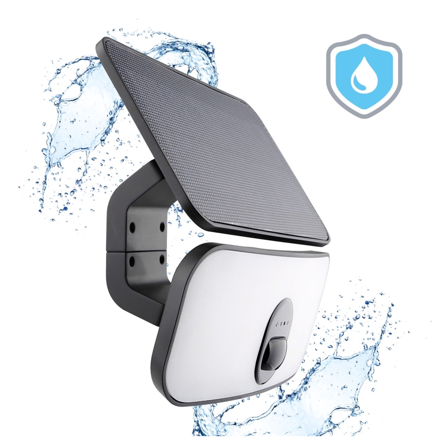 Proiector LED solar cu senzor LED/13W/3,7V IP65 4000K 4000 mAh