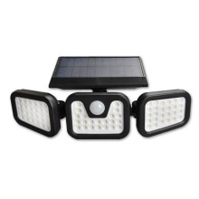 Proiector LED solar cu senzor LED/15W/3,7V IP54 4500K