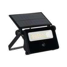 Proiector LED solar cu senzor LED/30W/5,5V IP65